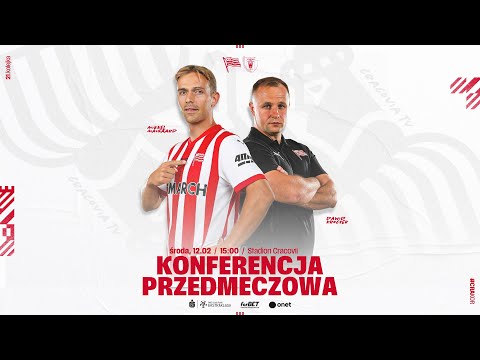 Read more about the article [Transmisja] Konferencja prasowa przed meczem Cracovia – Korona Kielce (12.02.2025)