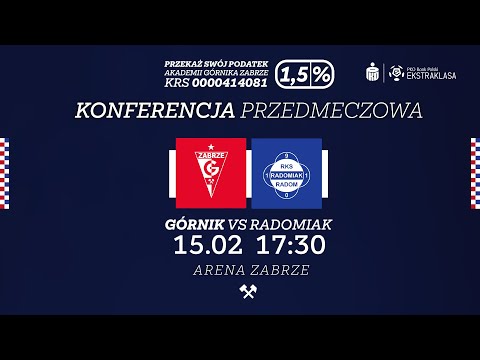 Read more about the article Konferencja prasowa przed meczem Górnik – Radomiak