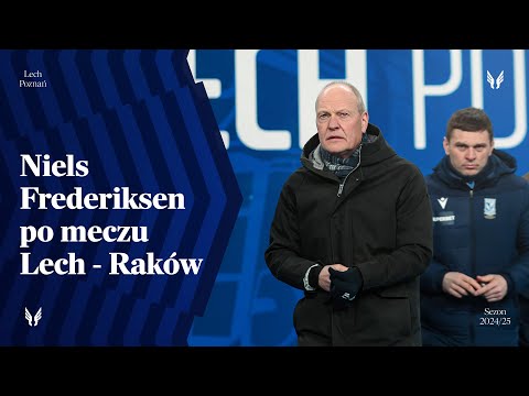 Read more about the article KONFERENCJA PRASOWA | Trener Niels Frederiksen po meczu z Rakowem Częstochowa