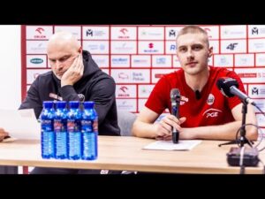 Read more about the article Bartłomiej Pelczar i trener Wojciech Kamiński po pucharowym półfinale (15.02.2025)