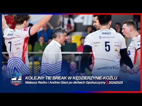 Read more about the article KOLEJNY TIE BREAK W KĘDZIERZYNIE-KOŹLU | Mateusz Rećko i Andrea Giani po derbach Opolszczyzny