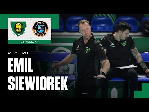 Read more about the article Trener Emil Siewiorek po meczu GKS Katowice – Cuprum Stilon Gorzów 3:2 (22.02.2025)