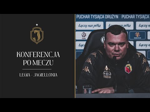 You are currently viewing Konferencja po meczu Legia – Jagiellonia