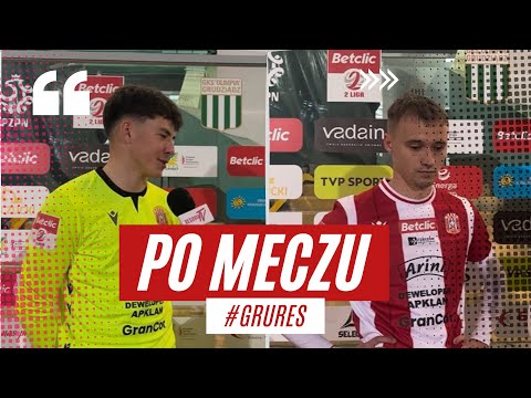 Read more about the article PO MECZU Z OLIMPIĄ GRUDZIĄDZ | DOMINIK BANACH, JAKUB TETYK