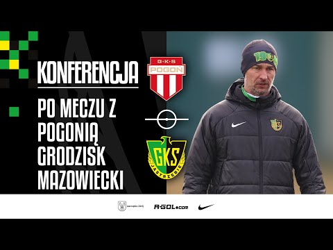 Read more about the article [GKS TV] Konferencja prasowa po meczu Pogoń Grodzisk Mazowiecki – GKS Jastrzębie