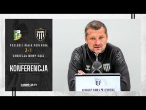 Read more about the article Podlasie Biała Podlaska – Sandecja Nowy Sącz 3:1 (2:0), pomeczowa konferencja prasowa | 01.03.2025
