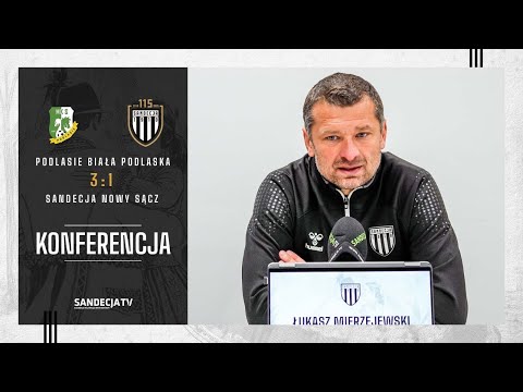 You are currently viewing Podlasie Biała Podlaska – Sandecja Nowy Sącz 3:1 (2:0), pomeczowa konferencja prasowa | 01.03.2025