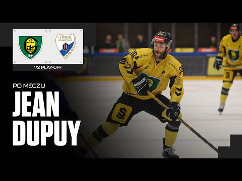 You are currently viewing Jean Dupuy po 2. meczu półfinału GKS Katowice – Re-Plast Unia Oświęcim 2:1 d. (10.03.2025)