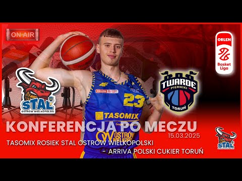 You are currently viewing Konferencja prasowa po meczu Tasomix Rosiek Stal Ostrów Wielkopolski – Arriva Polski Cukier Toruń