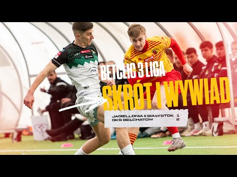 You are currently viewing [BETCLIC 3 LIGA] Jagiellonia II Białystok 1:2 GKS Bełchatów. Skrót i wywiad