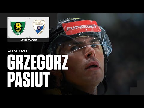Read more about the article Grzegorz Pasiut po 5. meczu półfinałowym GKS Katowice – Re-Plast Unia Oświęcim 2:1 (18.03.2025)