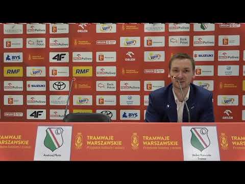 Read more about the article Konferencja prasowa po meczu Legia Warszawa – Tasomix Rosiek Stal Ostrów Wielkopolski