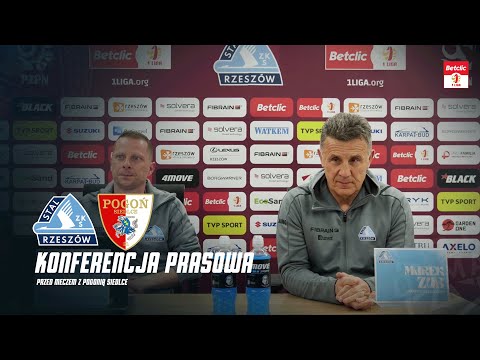 You are currently viewing KONFERENCJA PRZEDMECZOWA | Stal Rzeszów – Pogoń Siedlce (25. kolejka Betclic 1 Ligi, 26.03.2025)