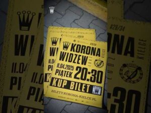 Read more about the article 1️⃣1️⃣ Kwietnia nie może zabraknąć Cię na 🏟️Exbud Arenie⚠️ #koronakielce #widzewłódź #ekstraklasa