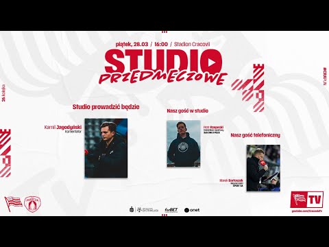 You are currently viewing Studio LIVE przed meczem Cracovia – Puszcza Niepołomice (28.03.2025)