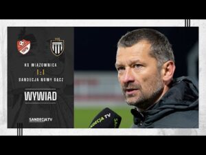 Read more about the article KS Wiązownica – Sandecja Nowy Sącz 1:1 (1:0), rozmowa z trenerem Łukaszem Mierzejewskim | 29.03.2025