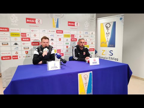 You are currently viewing KONFERENCJA: Olimpia Elbląg 1:0 Chojniczanka Chojnice | 24. Kolejka | 2024/25