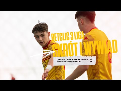 You are currently viewing [BETCLIC 3 LIGA] Jagiellonia II Białystok 0:4 Unia Skierniewice. Skrót i wywiad.