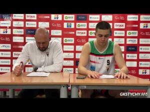 Read more about the article 33. kolejka Pekao S.A.1Liga: Konferencja prasowa po meczu GKS Tychy – MKKS Żak Koszalin 98:89