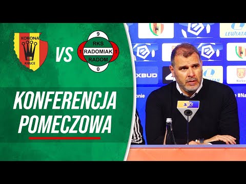 Read more about the article Konferencja prasowa po meczu Korona Kielce – Radomiak Radom 1:3 [RADOMIAK.TV]