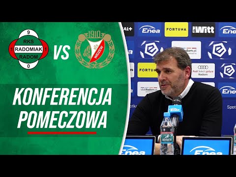 Read more about the article Konferencja prasowa po meczu Radomiak Radom – Widzew Łódź 1:1 [RADOMIAK.TV]