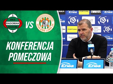 You are currently viewing Konferencja prasowa po meczu Radomiak Radom – Zagłębie Lubin 0:1 [RADOMIAK.TV]