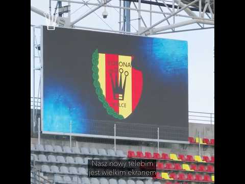 Read more about the article 🏟️ Nowy telebim na EXBUD Arenie! #koronakielce #exbudarena #stadion #telebim