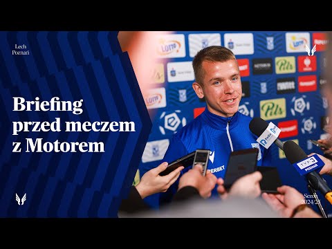Read more about the article BRIEF Z… | Trener Niels Frederiksen i Antoni Kozubal przed meczem z Motorem Lublin