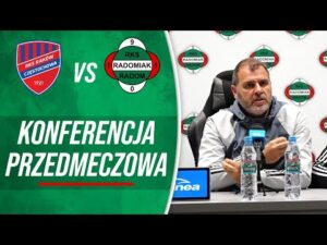 Read more about the article Konferencja prasowa przed meczem z Rakowem [RADOMIAK.TV]