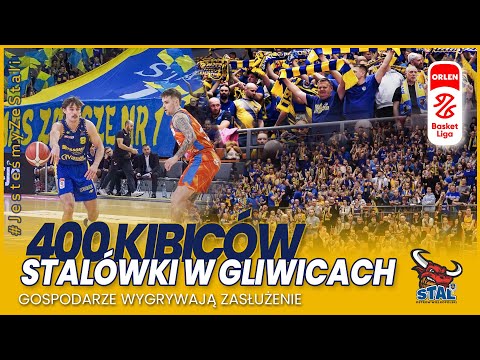 Read more about the article 400 kibiców Stalówki w Gliwicach. Gospodarze wygrywają zasłużenie.