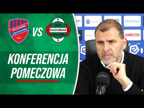 You are currently viewing Konferencja prasowa po meczu Raków Częstochowa – Radomiak Radom 2:1 [RADOMIAK.TV]
