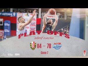 Read more about the article SKRÓT MECZU | 1 RUNDA PLAY-OFF | Enea Abramczyk Astoria Bydgoszcz 114:78 Decka Pelplin | GAME 2