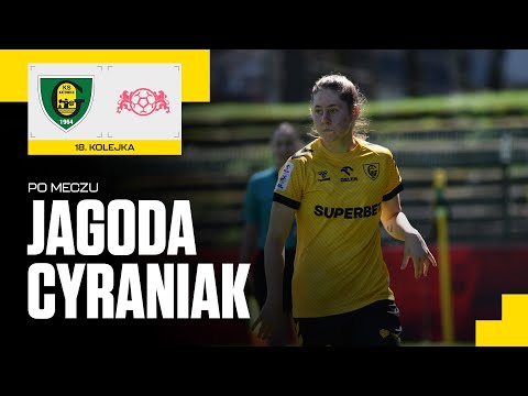 You are currently viewing Jagoda Cyraniak po meczu GKS Katowice – AP Orlen Gdańsk 4:0 (19.04.2025)