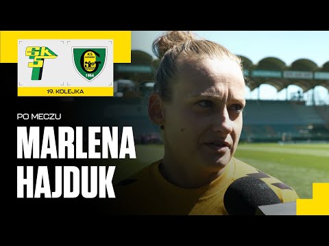 You are currently viewing Marlena Hajduk po meczu Górnik Łęczna – GKS Katowice 2:0 (26.04.2025)