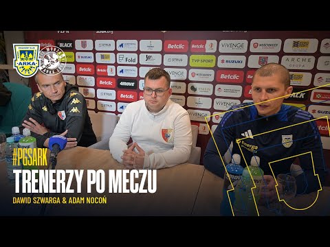 Read more about the article POGOŃ SIEDLCE – ARKA GDYNIA 1:1. TRENERZY PO MECZU