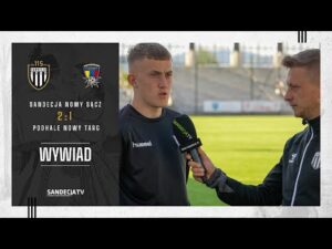 Read more about the article Sandecja Nowy Sącz – Podhale Nowy Targ 2:1 (1:0), rozmowa z Kacprem Talarem | 26.04.2025
