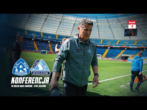 Read more about the article KONFERENCJA | Ruch Chorzów – Stal Rzeszów (30. kolejka Betclic 1 Ligi, 27.04.2025)