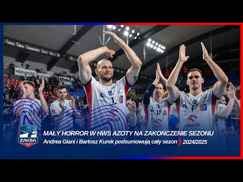 You are currently viewing MAŁY HORROR W HWS AZOTY NA ZAKOŃCZENIE SEZONU | Andrea Giani i Bartosz Kurek podsumowują cały sezon