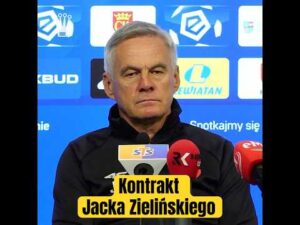 Read more about the article ⚠️Trener Jacek Zieliński zostaje na dłużej? ✍️ #piłkanożna #ekstraklasa