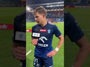 Read more about the article Strzelec dwóch bramek Gleb Kuchko po meczu #WISWPŁ 🗣️👏