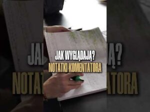 Read more about the article Jak wyglądają notatki komentatora sportowego? 👀 #piastgliwice #football #ekstraklasa #canalplus