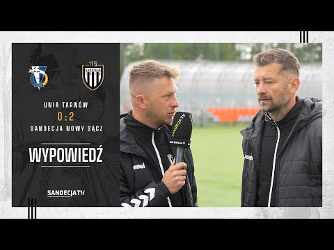 You are currently viewing Unia Tarnów – Sandecja Nowy Sącz 0:2 (0:1), pomeczowa wypowiedź trenera Mierzejewskiego | 16.05.2025