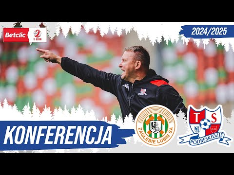 You are currently viewing „Ciężka i mądra praca przynosi efekty” Zagłębie II Lubin – Podbeskidzie 1:4 Konferencja Prasowa