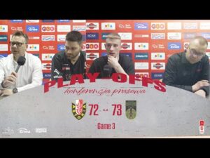 Read more about the article KONFERENCJA PRASOWA | Enea Abramczyk Astoria Bydgoszcz 72:73 Miasto Szkła Krosno