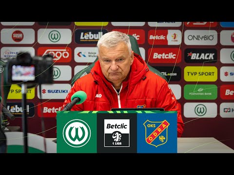 You are currently viewing Trener Jarosław Skrobacz po meczu Warta Poznań – Odra Opole