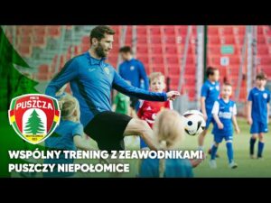 Read more about the article Wspólny trening z zawodnikami Puszczy Niepołomice | PUSZCZA TV