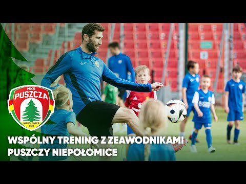 You are currently viewing Wspólny trening z zawodnikami Puszczy Niepołomice | PUSZCZA TV