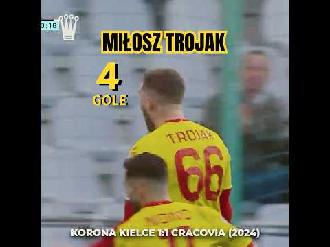 You are currently viewing ⚽️Wszystkie gole Miłosza Trojaka dla 👑Korony Kielce [4 gole – każdy na 1:1!]