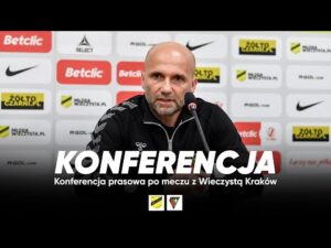 Read more about the article KONFERENCJA | Konferencja prasowa po meczu Wieczysta Kraków – Zagłębie Sosnowiec (1:1)