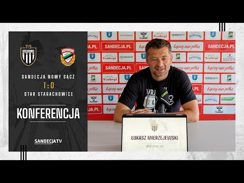 You are currently viewing Sandecja Nowy Sącz – Star Starachowice 1:0 (0:0), pomeczowa konferencja prasowa | 31.05.2025